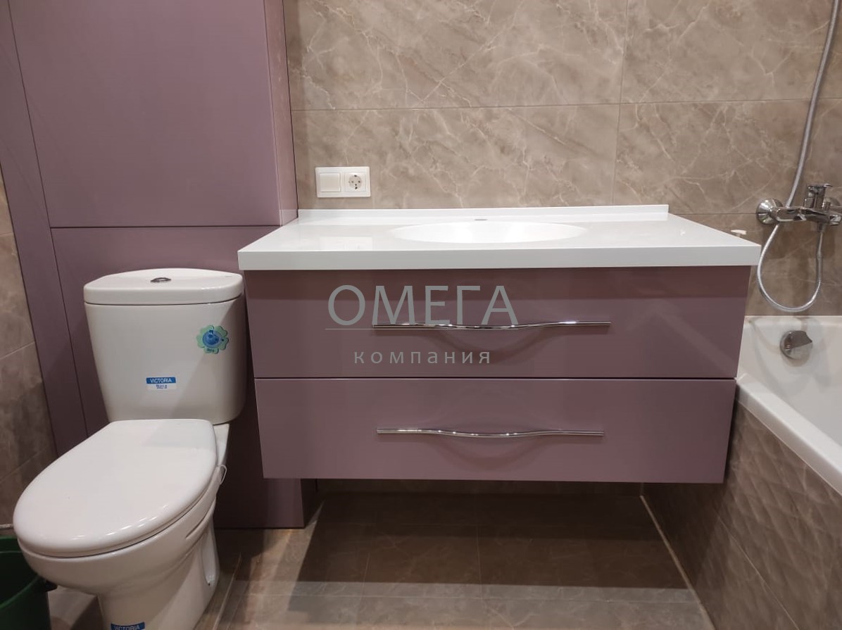 Мебель для ванной комнаты на заказ в Челябинске заказать у производителя по акции